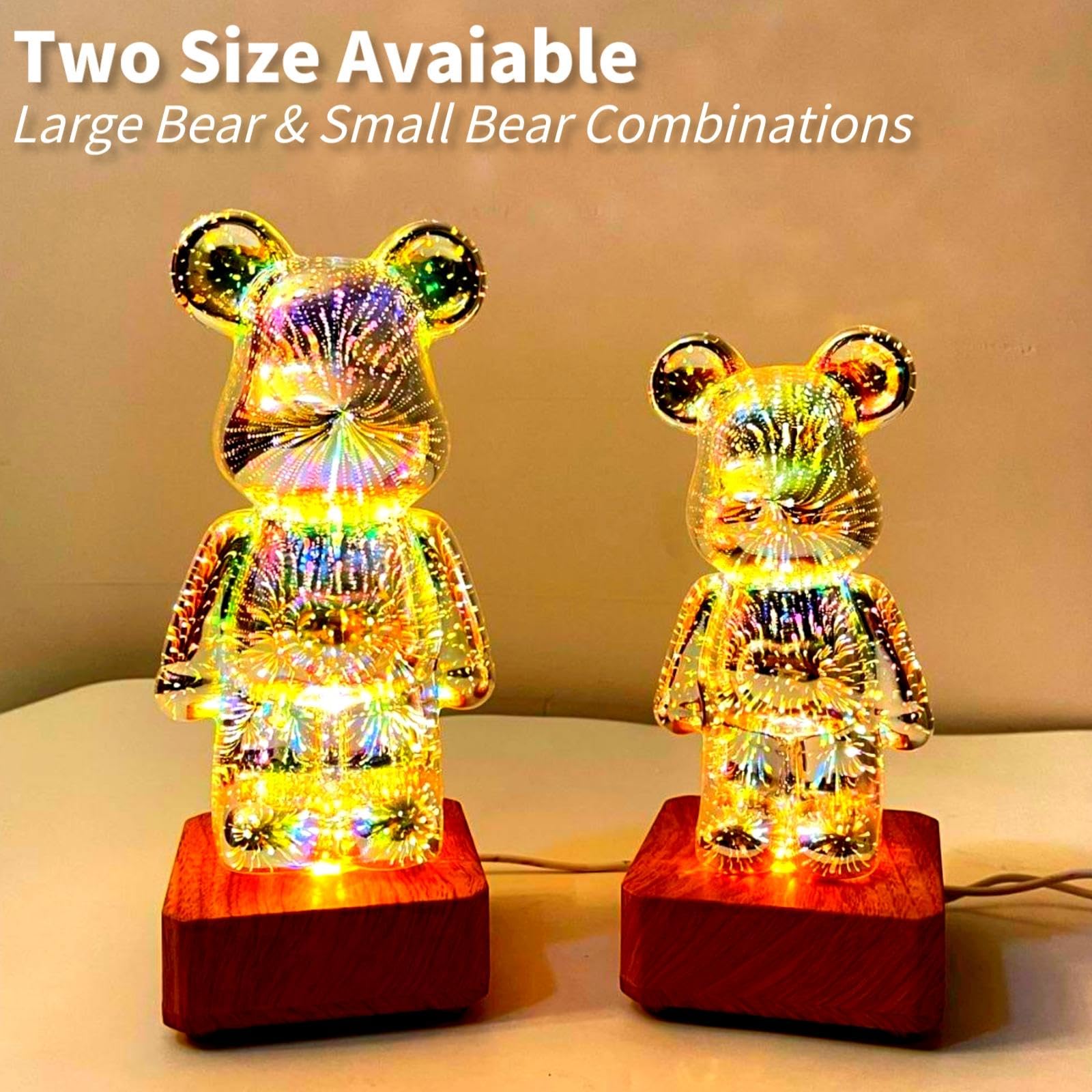 Amazon.co.jp : GZKPL トゥインクルベアランプ クマナイトライト 3D