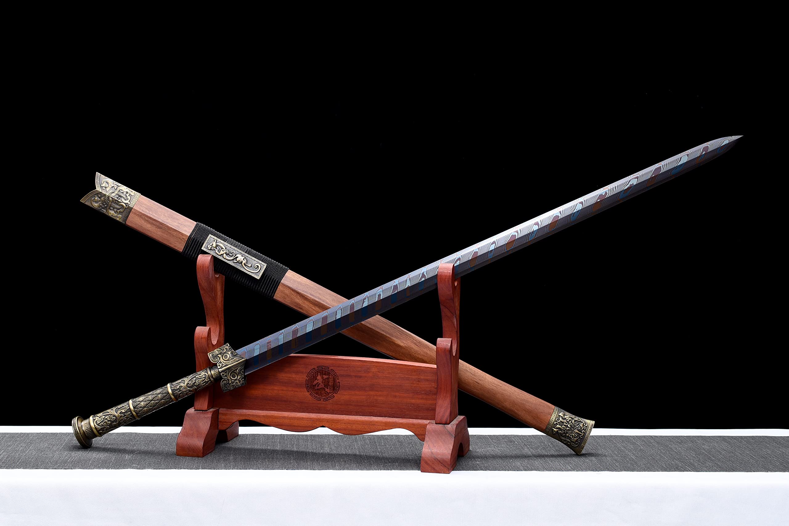 JIHPEN Katana，Chinese Katana Damascus (TaiChu)