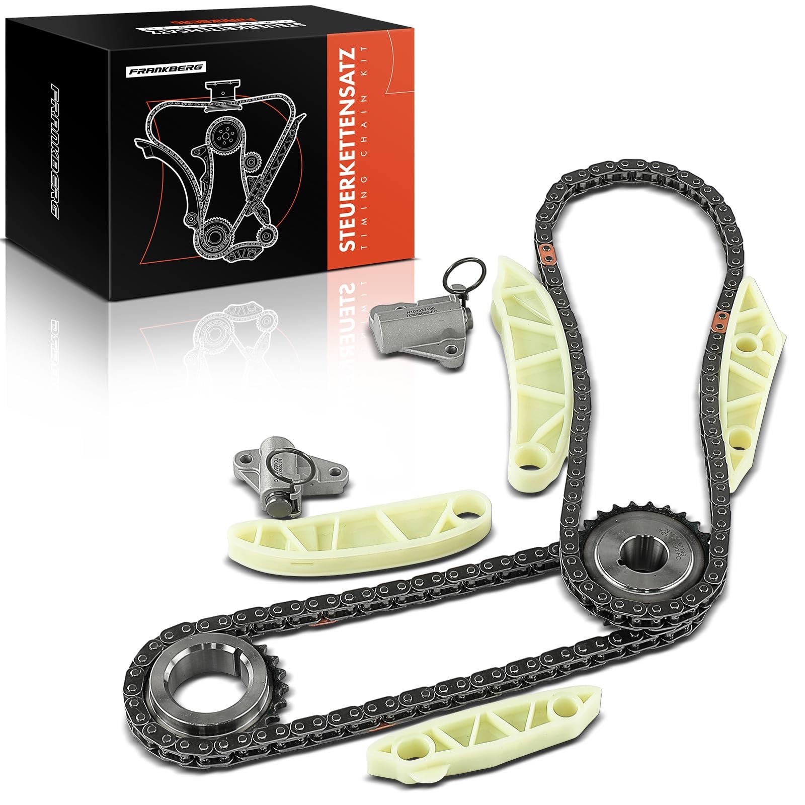 Frankberg Catene di distribuzione Diesel Compatibile con Sportage SL 2.0L Sportage QL QLE 2.0L Santa Fé II CM 2.2L Sorento II XM 2.2L iX35 EL ELH LM 2.0L Replace# 245102F000