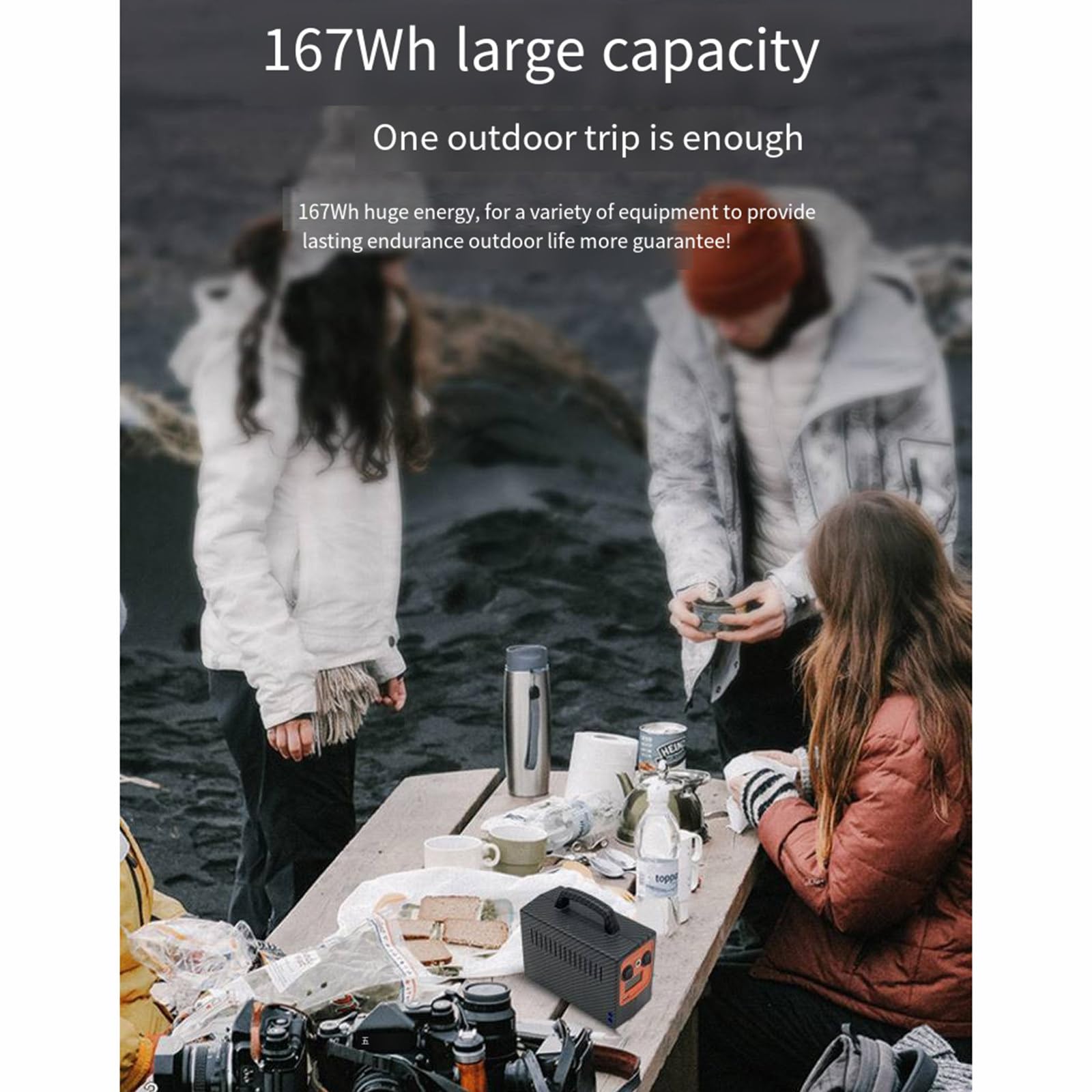 Alimentation Mobile multifonctionnelle de 300 W pour Stockage d'énergie extérieur, Alimentation Portable de démarrage d'urgence pour Voiture