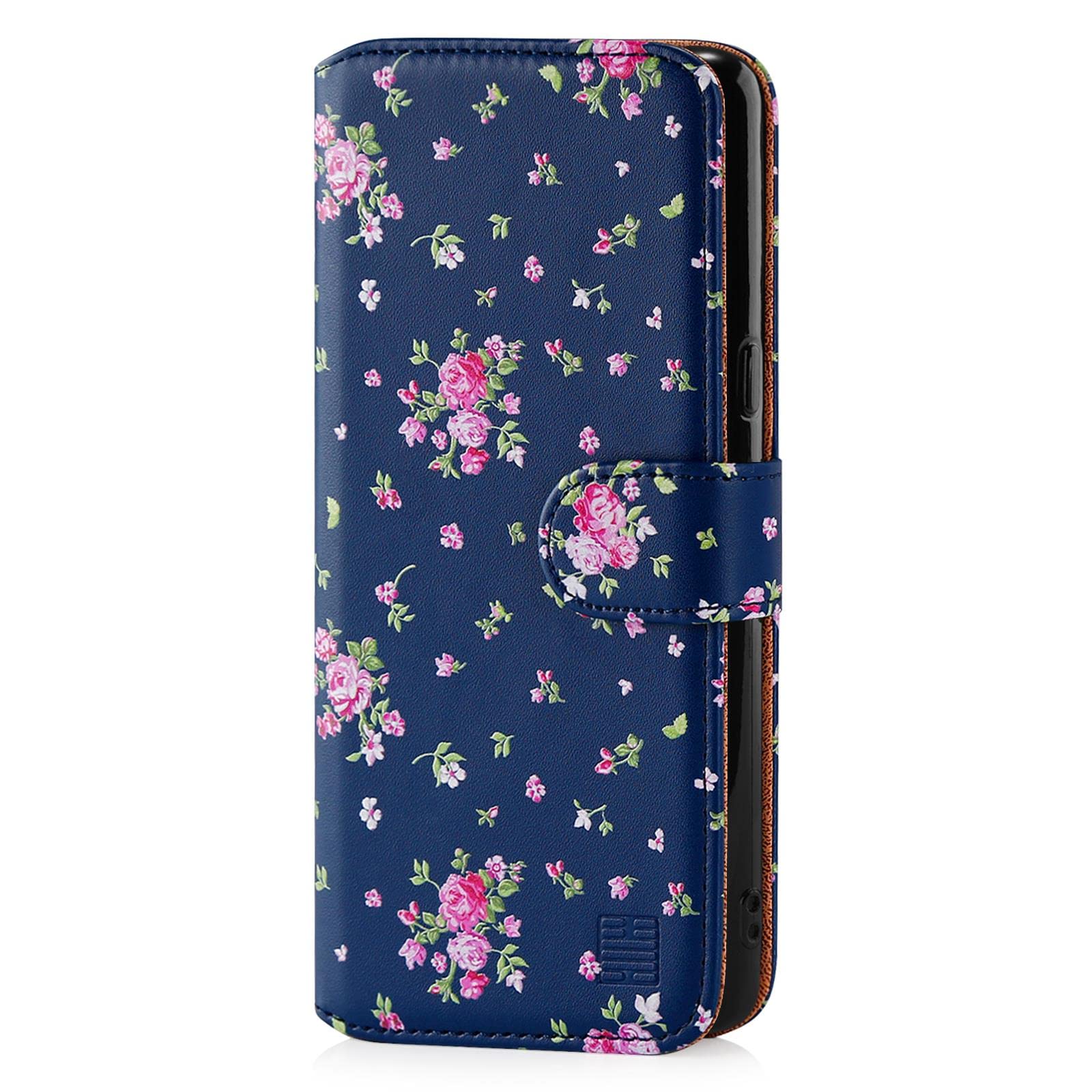 32nd Serie Classica - Custodia a Portafoglio in Pelle Vera per Google Pixel, Case Realizzato in Pelle Premium con Diversi Comparti, Chiusura Magnetica e Supporto Integrato - Grigio Elefante