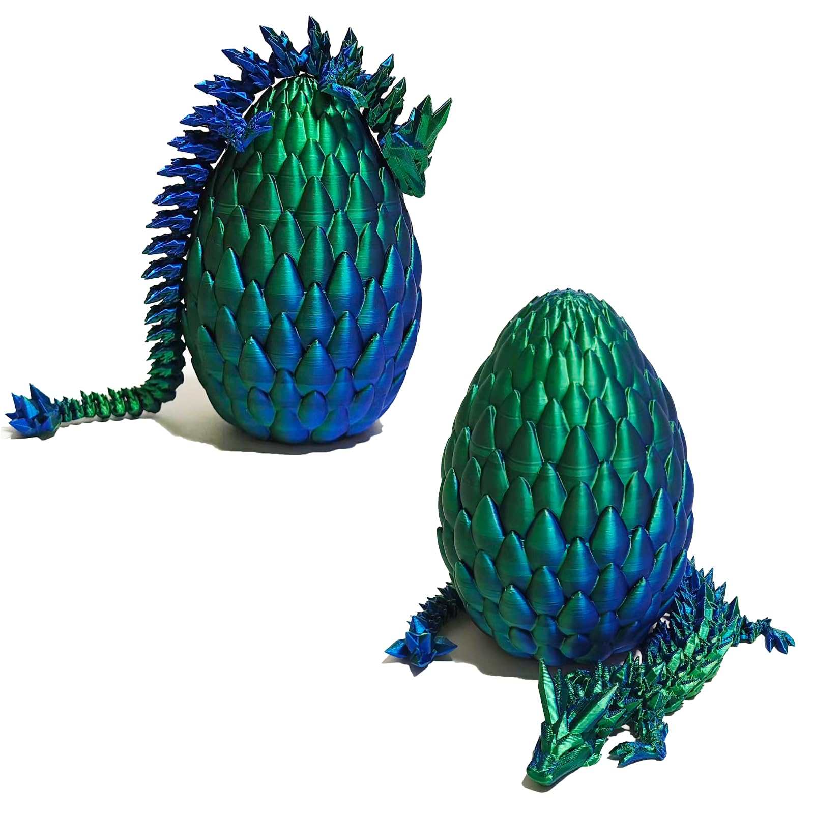 KyooteLfv Dragon Egg, Easter Egg with Pet Dragon, 3D Printed