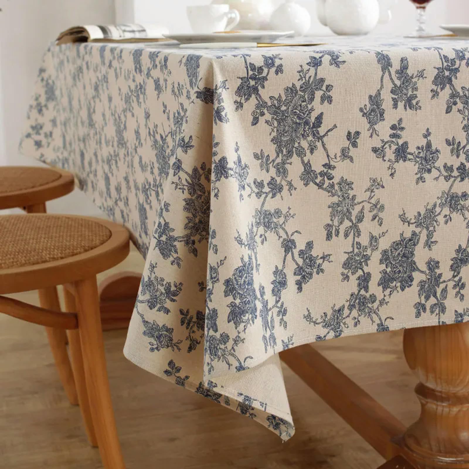 Nappe en lin rectangulaire pour votre décoration de fête et banquet