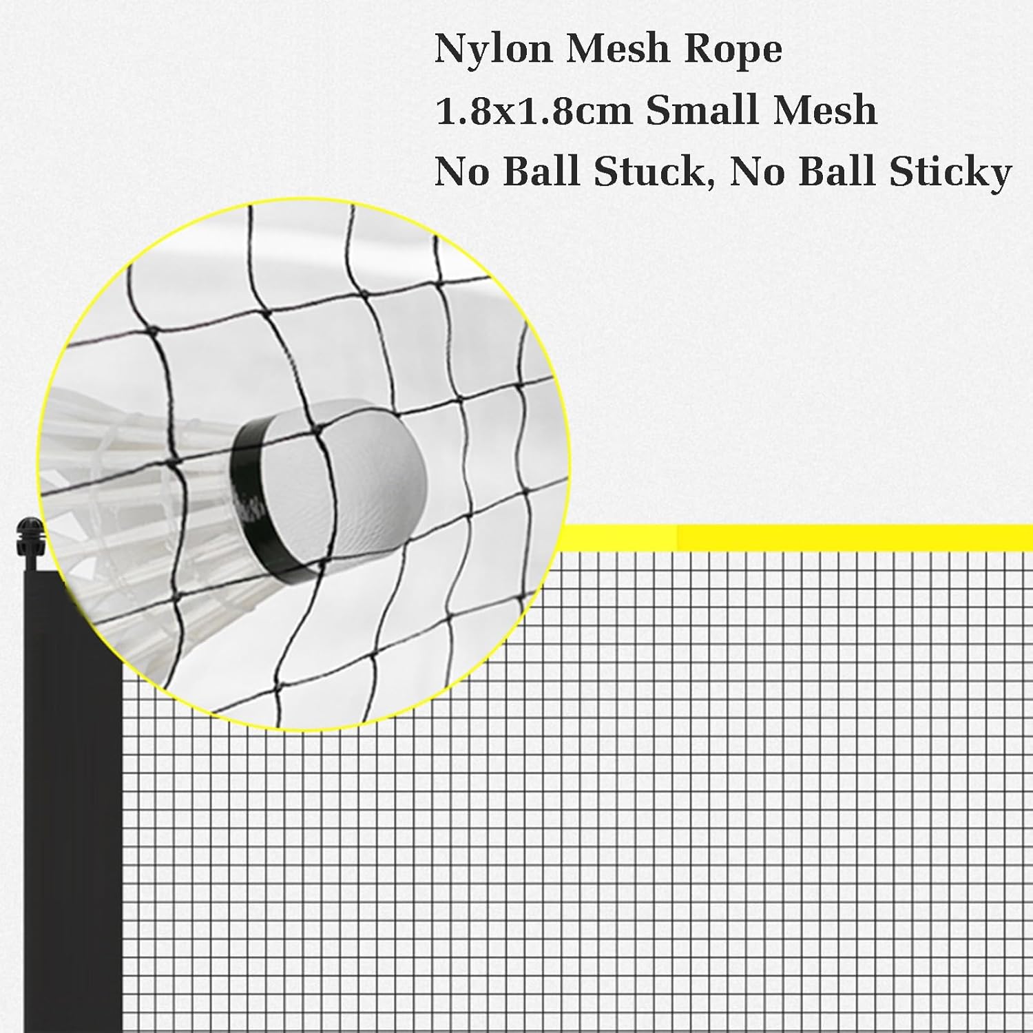 Freestanding Badminton Posts,Foldable Badminton Net Stand,Indoor Outdoor Volleyball Poles with Net and Backpack,Athletic Training Equipment for Ballpark Beach Drive