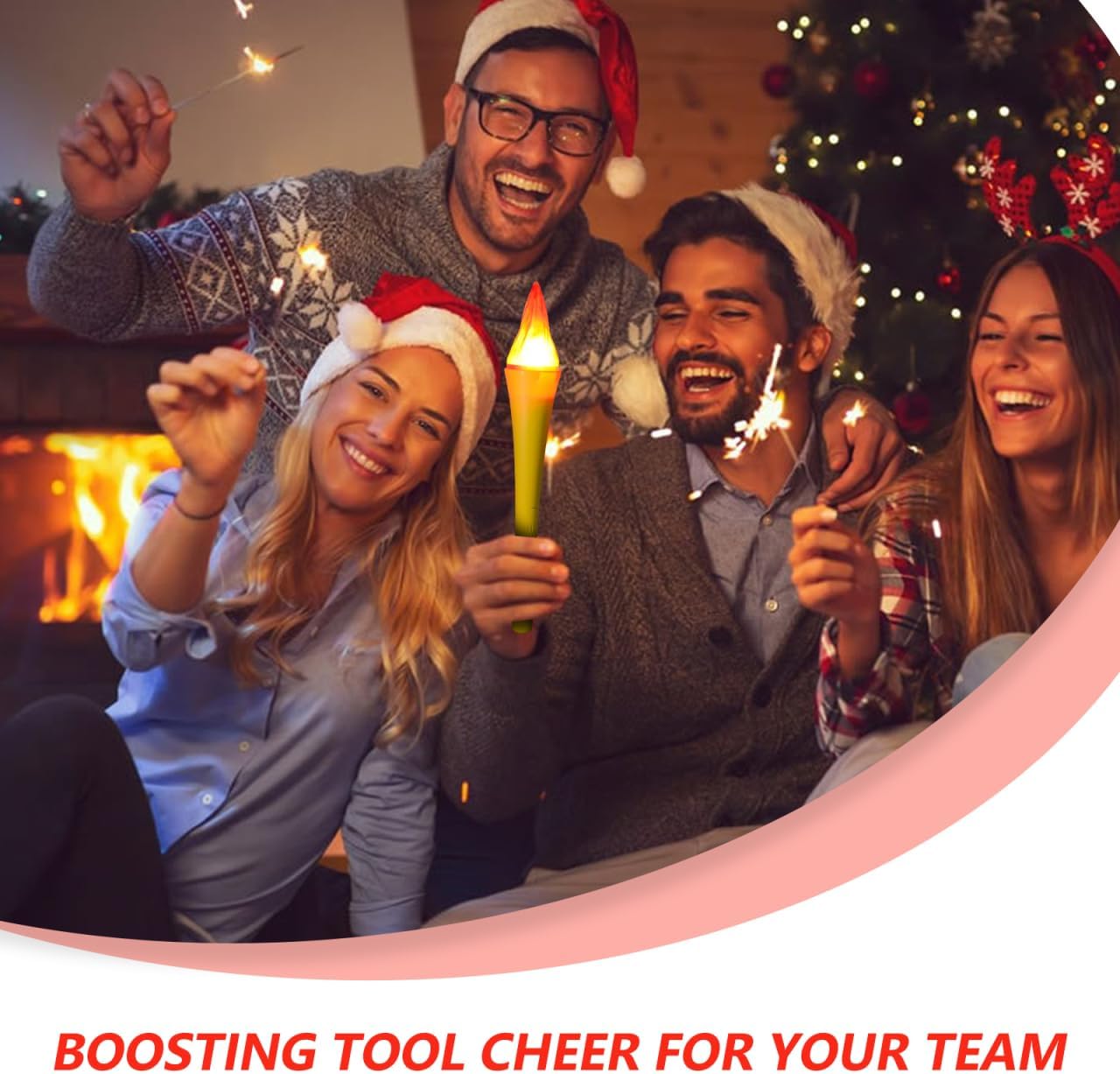 BESTOYARD Torch Toys Handheld Glowing Wand for Party Celebrations Bright Yellow Small Torch Prop Perfect for Sports Events and Festivals