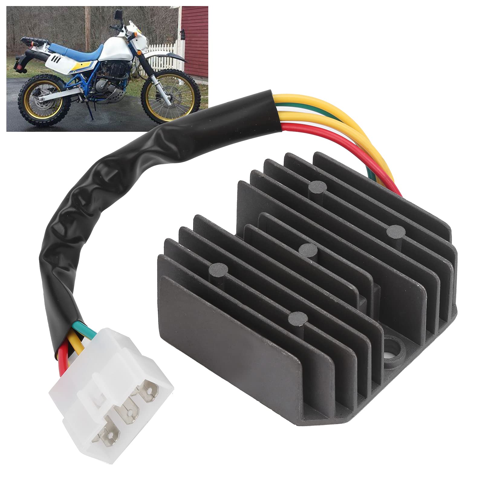 Spannungsregler-Gleichrichter, Aluminiumlegierung + ABS-Spannungsregler-Ersatzteile Passend für LINHAI 260 300 ATV DR650