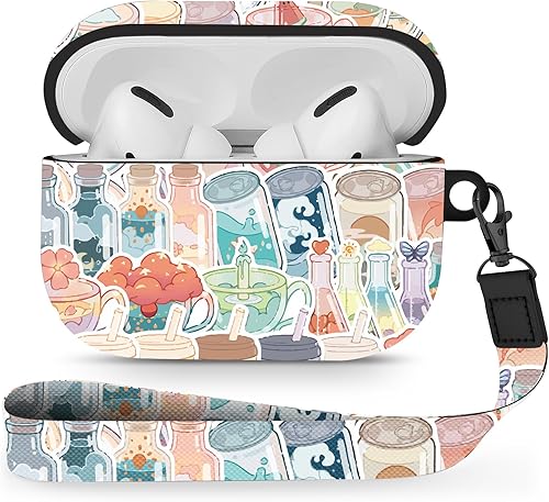 Vista 304 de Maxjoy for AirPods 2nd Generation Case, Unique Design Hard Protective Shockproof Airpods Case Cover with Keychain Compatible with Apple AirPods Sea