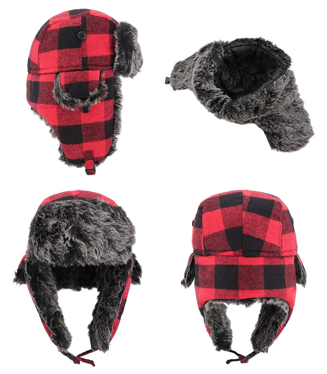 Gisdanchz Sombrero de Invierno Gorro Ruso Ushanka Sombrero de Esquí