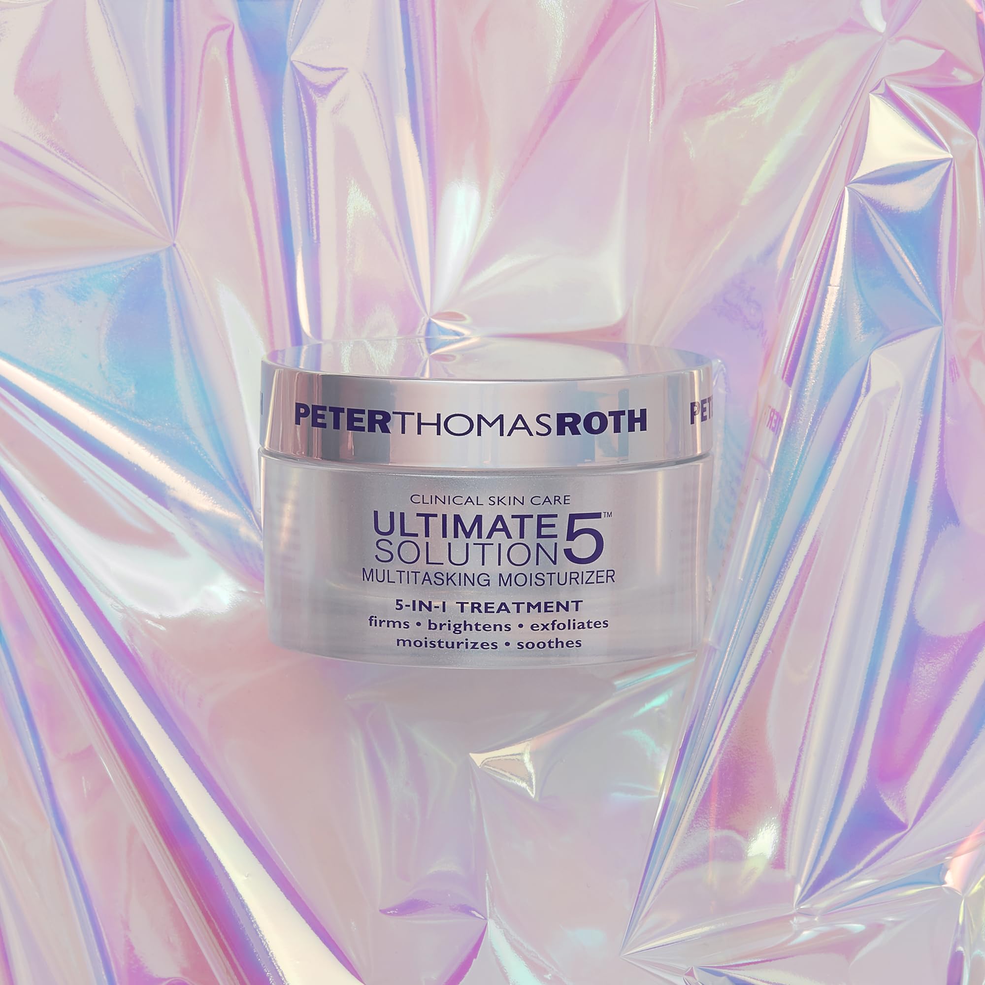 Peter Thomas Roth - Ultimate Solution 5 Multitasking Moisturizer 50ml – Anti-Aging Gesichtscreme mit Vitamin C, Peptiden, AHA, Hyaluronsäure & Kollagen – 5-in-1 Pflege für strahlende Haut