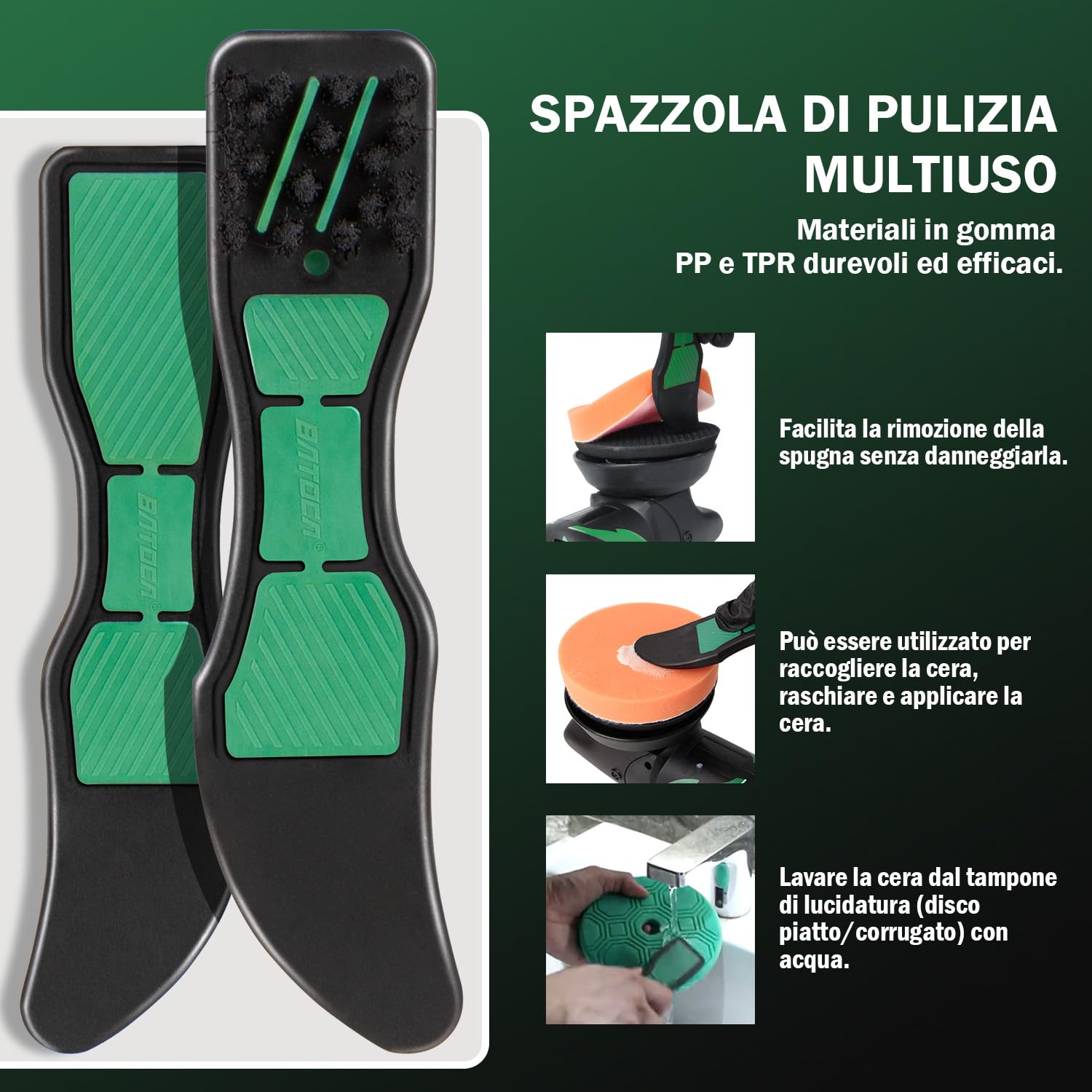 Lucidatrice Batteria 21V,BATOCA S2 Versione Aggiornata Lucida per Auto | Lucidare Eccentrica Orbitale 8mm,6 Velocità 2000RPM-4500RPM,Levigatrice Spugna 125mm,Lucidatura Auto/Moto/Barche