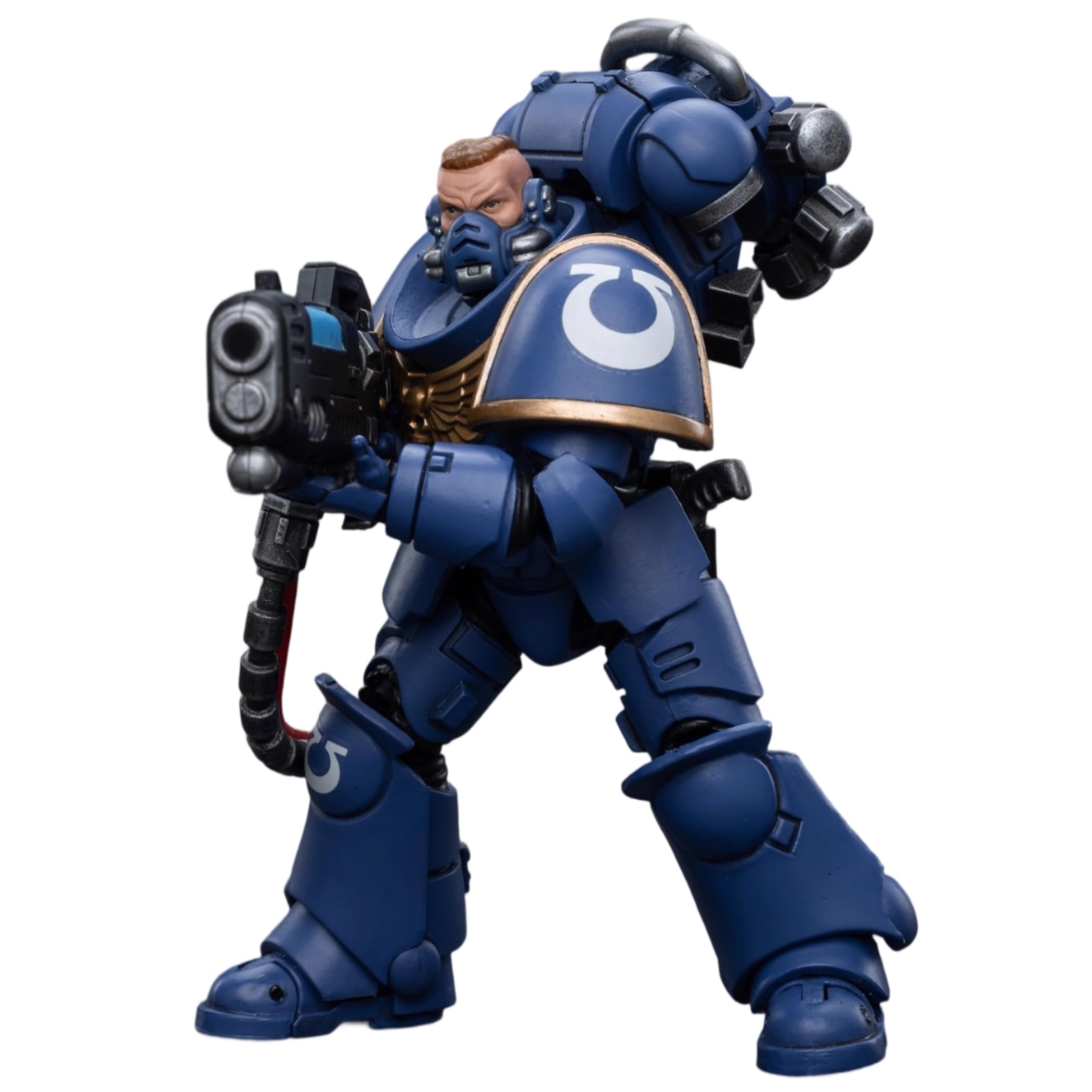 JOYTOY Brother Paxor Warhammer 40K 1/18 Action Figure Ultramarines Hellblasters Brother Paxor Modello da collezione 11,9 cm Regali di compleanno