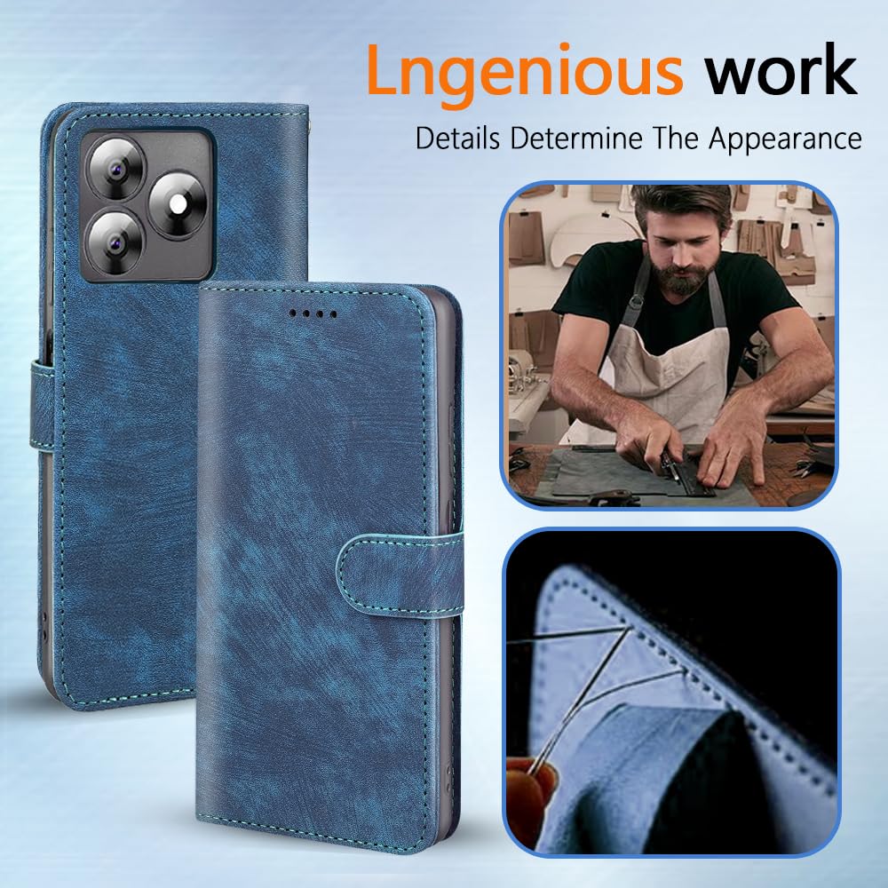 Coque Portefeuille Honor Magic 7 Lite 5G / X9c – Cuir Synthétique Premium Motif Papillon & Orchidée Avec Rabat Magnétique Et Sangle