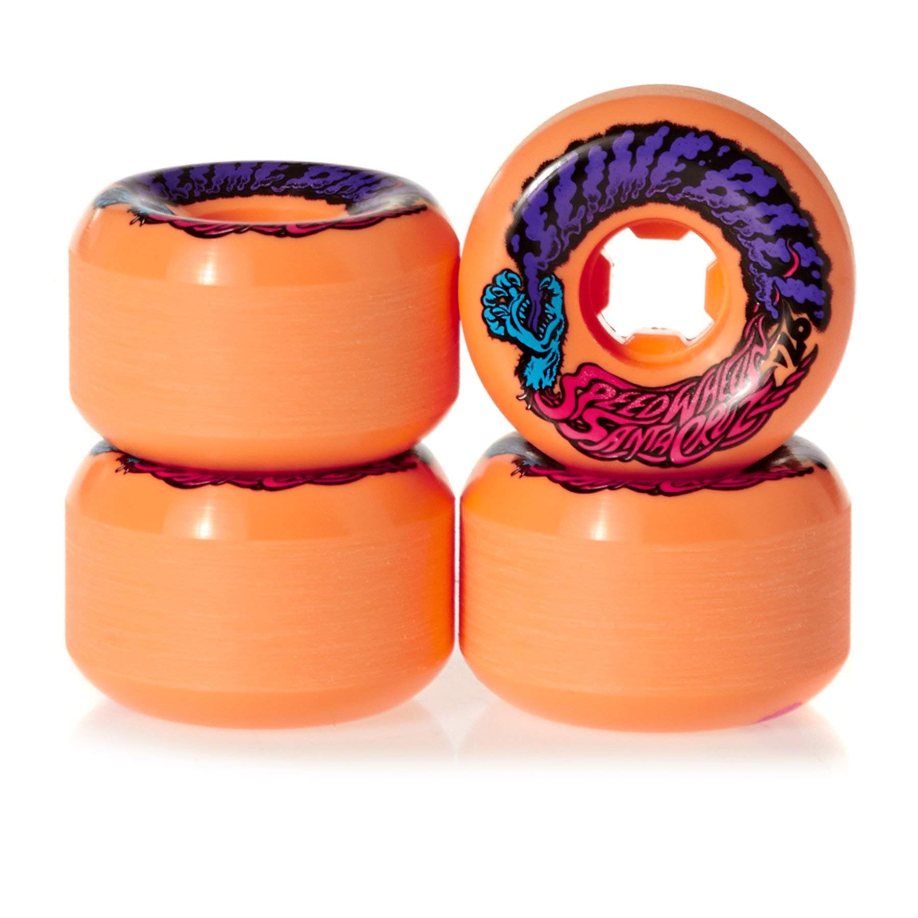 Santa Cruz Skate 56mm Slime Balls Vomit Mini Neon Orange 97a