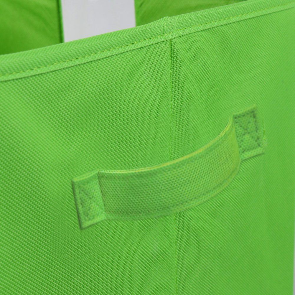 The Elixir Eco Gren Aufbewahrungskorb aus umweltfreundlichem Stoff, faltbar, mit Schublade, Grün