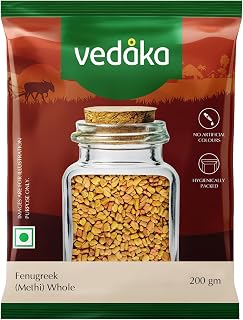 Amazon Brand - Vedaka Fenugreek (Methi), 200g