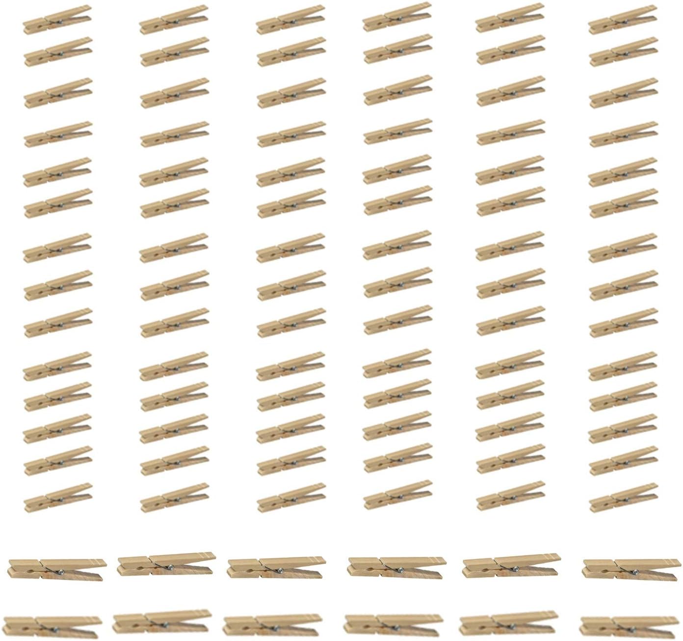 Homz Wood Clothes Pins, 96-Count