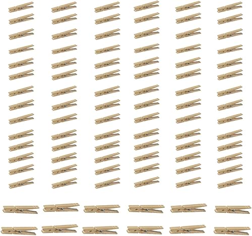 Miniatura 10 de Homz 1220216 Pin para ropa madera natural