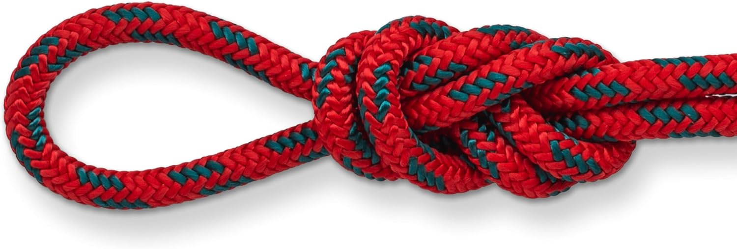 MAXIM 5mm Nylon Accessory Cord for Climbing and Utility - Red and Teal - 300 Feet