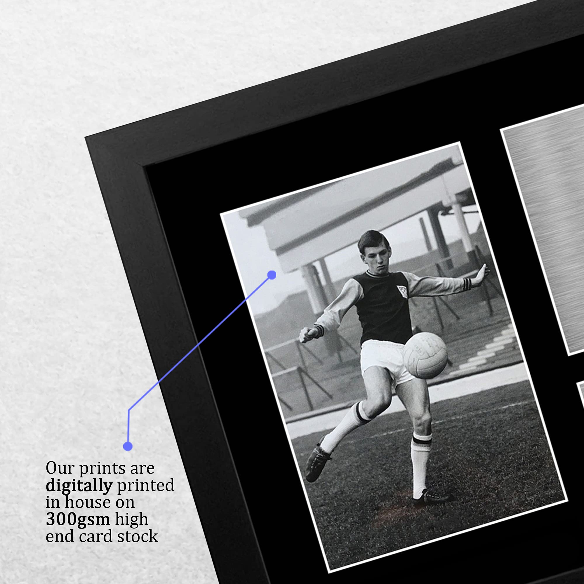 HWC Trading FR A4 Martin Peters West Ham Utd Hammers Gifts Printed Signed Autograph Picture for Fans and Supporters - A4 Framed - Image 4