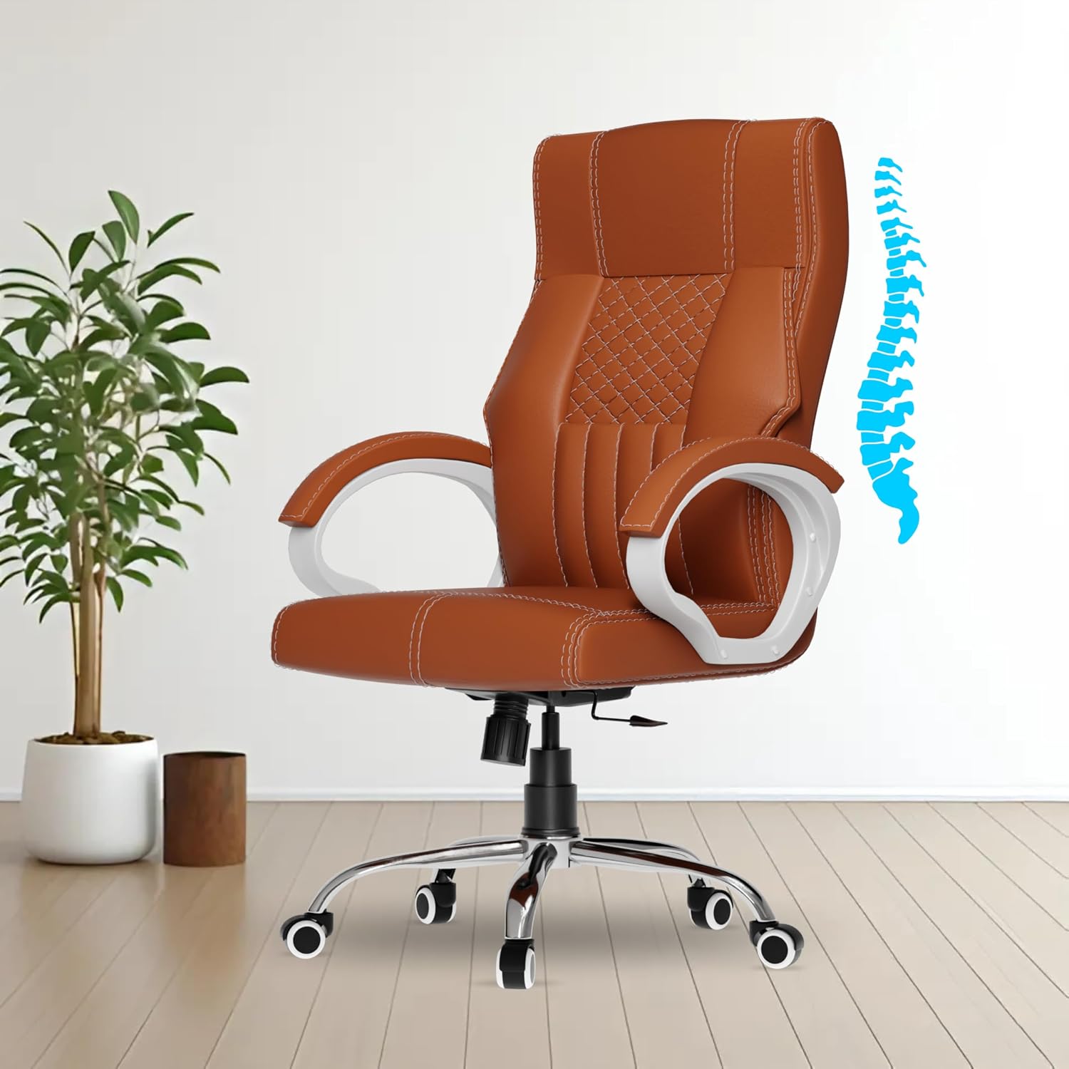 FUGO FG21 Ergonomic Office Chair,Adjustable Height,Cushioned Back&Seat,Tilting Mechanism,Heavy Duty Metal Base,Dual Nylon ... - Review, Price and Buying Guide