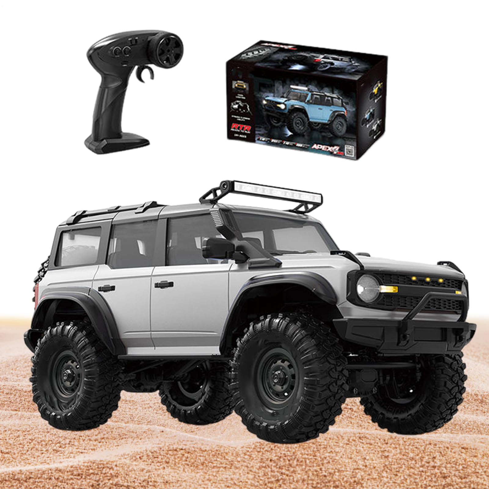 Auto RC Per Ragazzi Modellini Crawler A LED | Veicolo Fuoristrada Radiocomandato 1 16 Per Bambini, Ragazzi, Ragazze, Adulti, All'aperto, Feste, Compleanni,