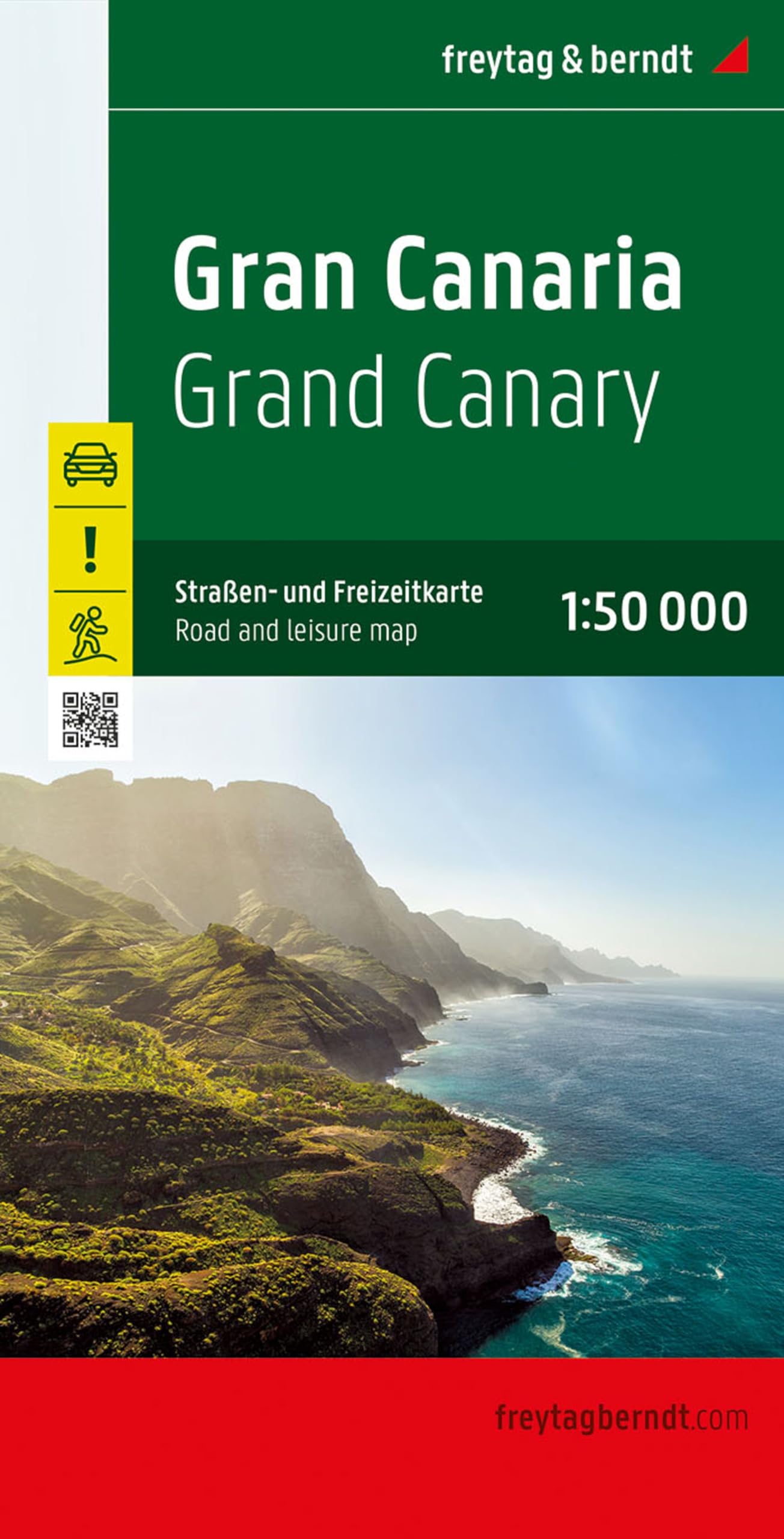 Gran Canaria Road map 1:50.000 by  Freytag-Berndt - 9783707921755