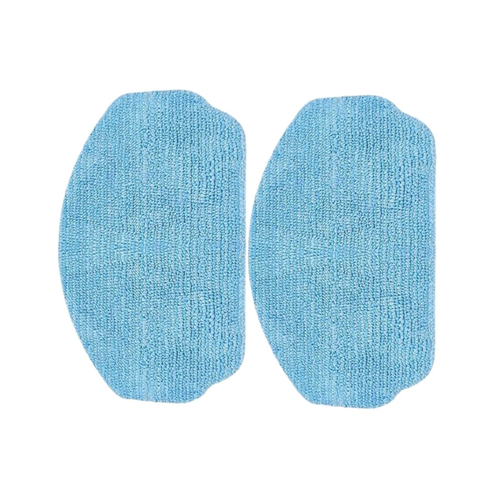 HIZON 2/5 Pack Mop Cloth Cleaning Rag，Compatible For VCR04W，Robot Vacuum Cleaner Replacement Robot Sweeper Spare Part Accessories(SET2)