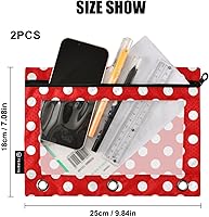 Vista 73 de Binder Pouch Purple Gold Shine Marble File Folder Sturdy Pencil Pouch for 3 Ring Binder Clear Window Office Desk Supplies Case Memento Holder with