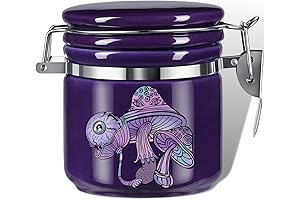 Mushroom Smell Proof Container Half Ounce To Keep Herbs Fresh