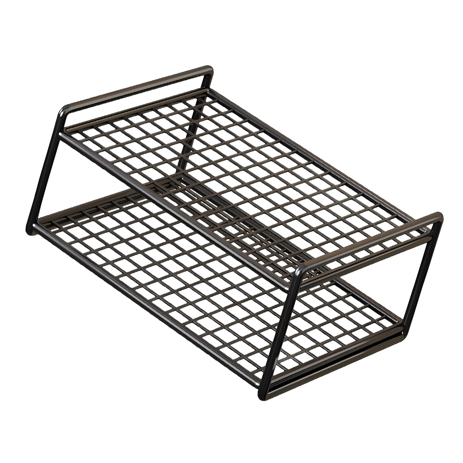 Kaeltsyn Metal Pen Stand Multi Compartment Desk Rack for Storing Markers Brushes and Stationery Items Iron Pen Holder
