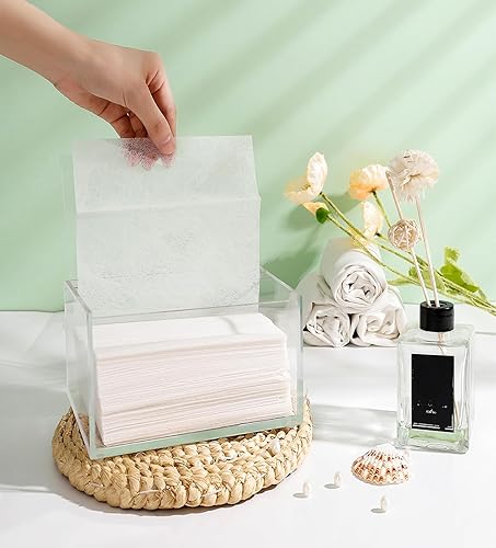 Miniatura 7 de rejomiik Contenedor Transparente de Hojas para Secadora de Acrílico Grueso para Organización y Almacenamiento de la Lavandería, Dispensador para