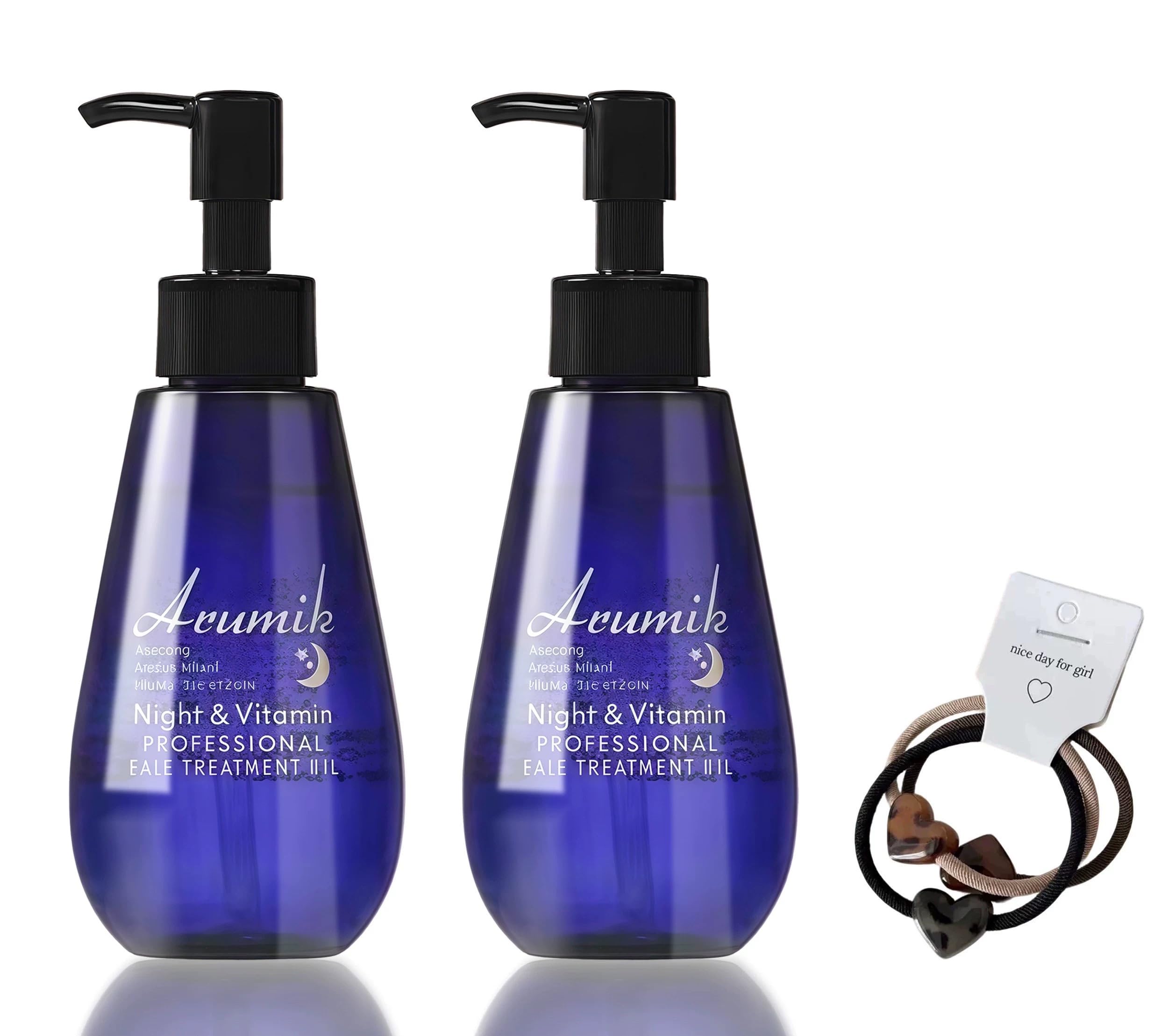 Anmi Oil 50ml 美容液 ２本セット Amazon | アルミック ヘアオイル ナイト＆ビタミン 150ml×2個セット