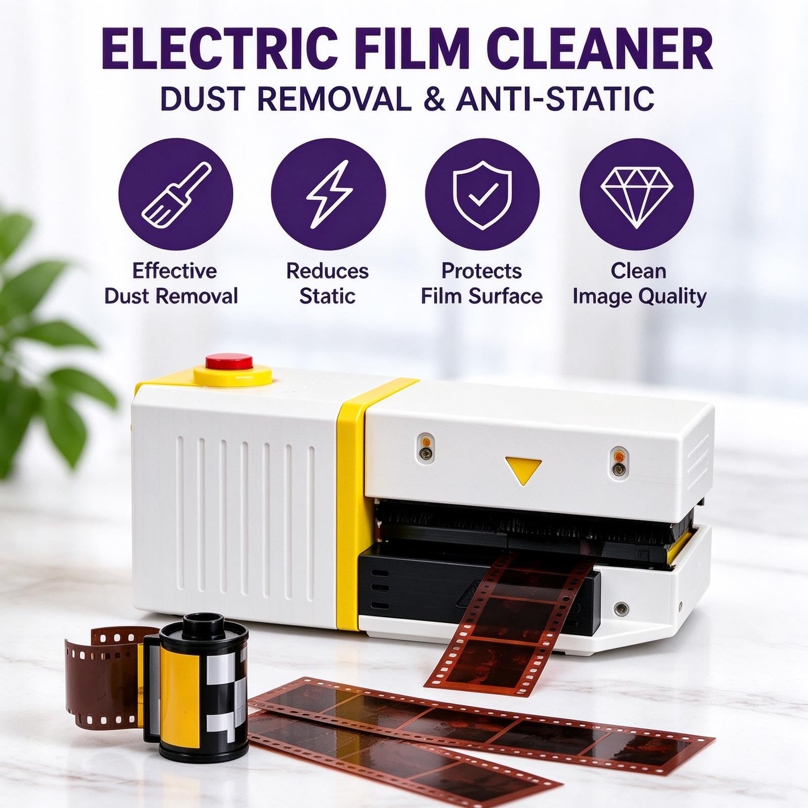 Dépoussiéreur Électrique Antistatique for Films Et Négatifs