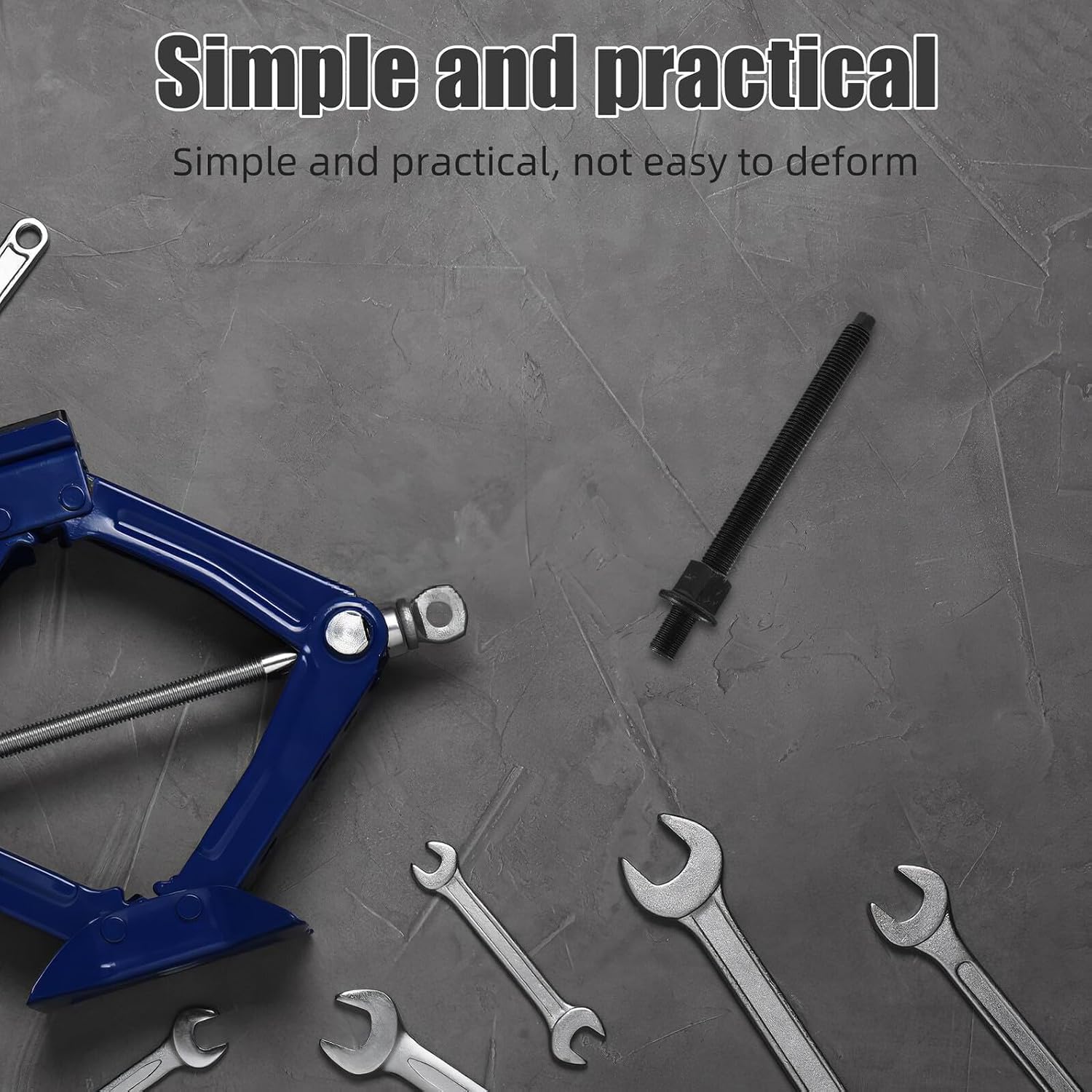 Crank Pulley Removal Tool Heavy Duty Crankshaft Belt Puller Gear Hub Bearing Puller for Vehicle Engine Repair Automotive Pulley Installation and Removal