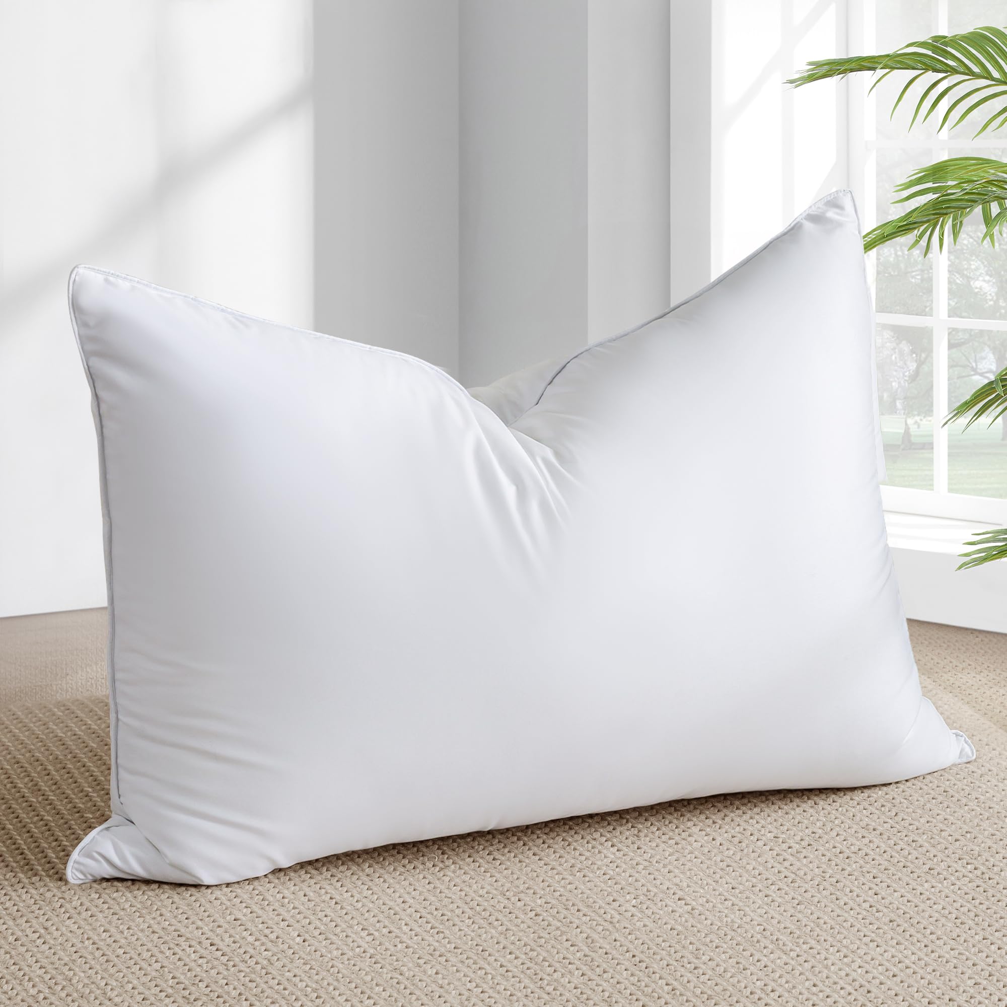 Amazon.com: ABOUTABED Goose Feather Down Pillow Standard
