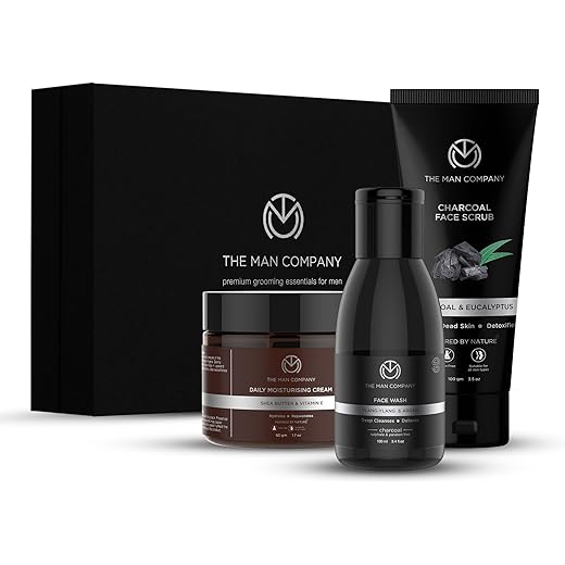 Detan Facial Kit - Charcoal Face Wash + Scrub + Cream