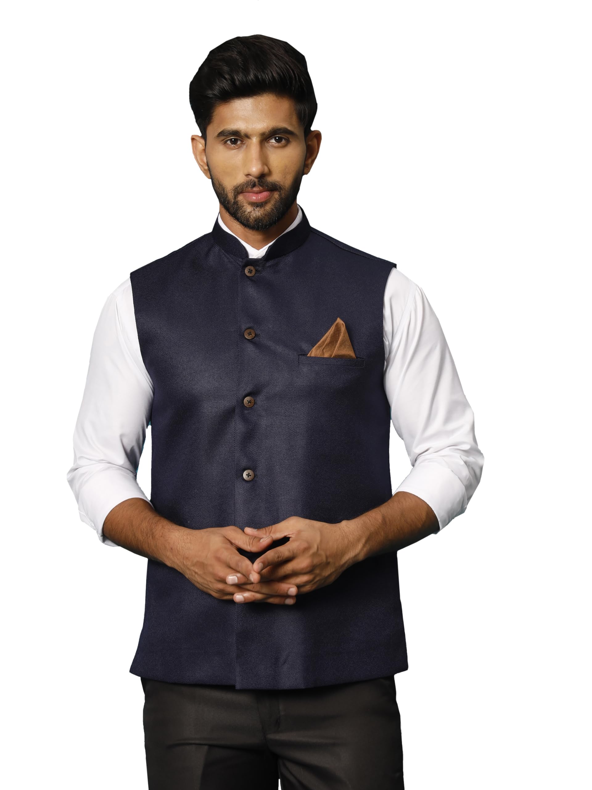 vm Men's Beige - Nehru Jacket-picture-24