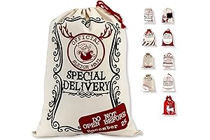 Personalized Christmas Canvas Sack for Xmas Presents