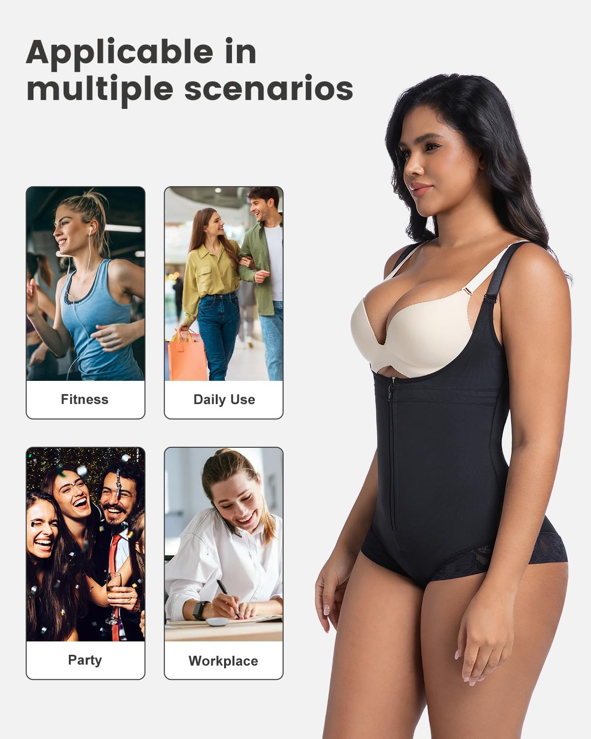 Fajas Colombianas Shapewear for Women Tummy Control,Faja Body Shaper,Bodysuit for women - Image 5