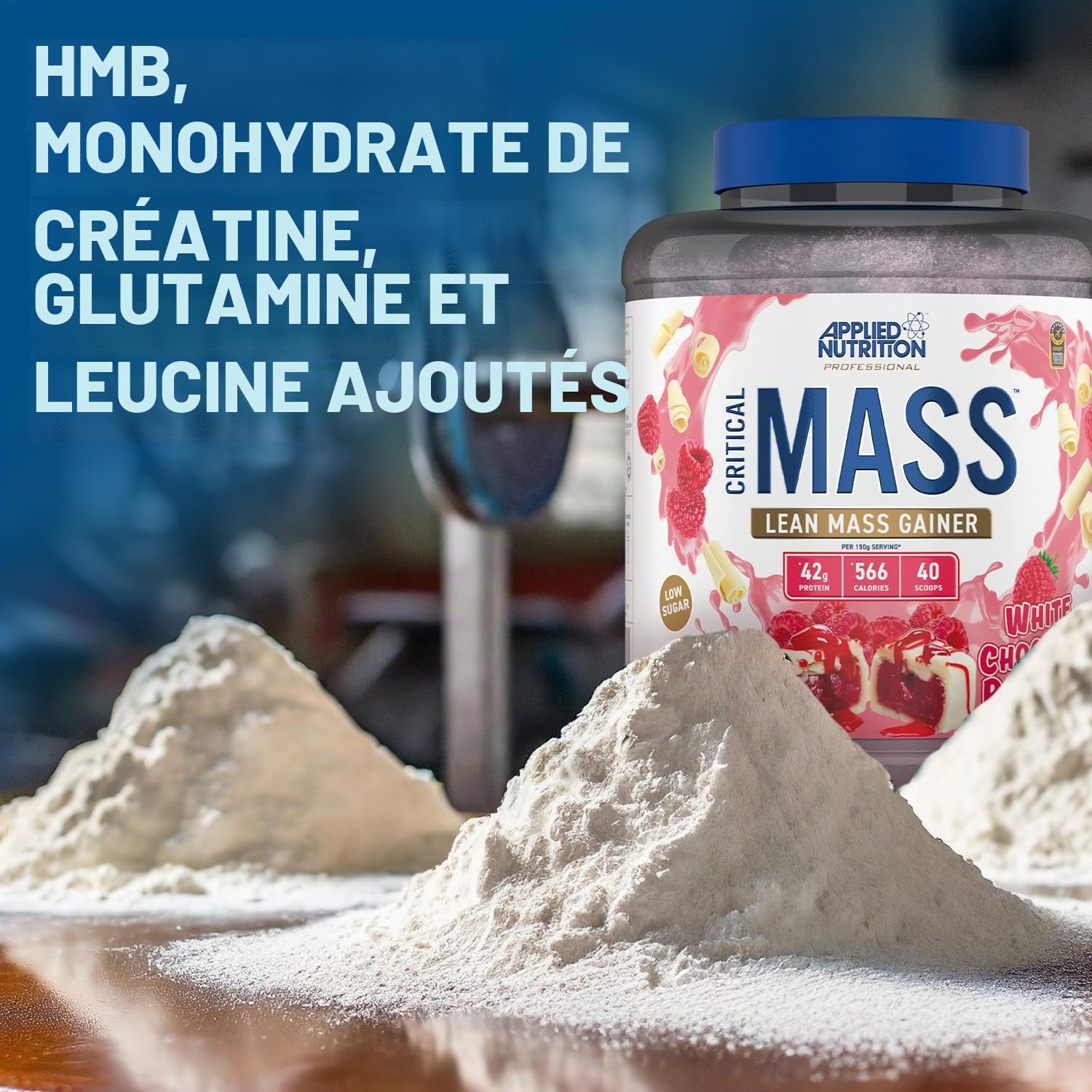 Applied Nutrition Critical Mass Professional (2400g) Chocolat blanc