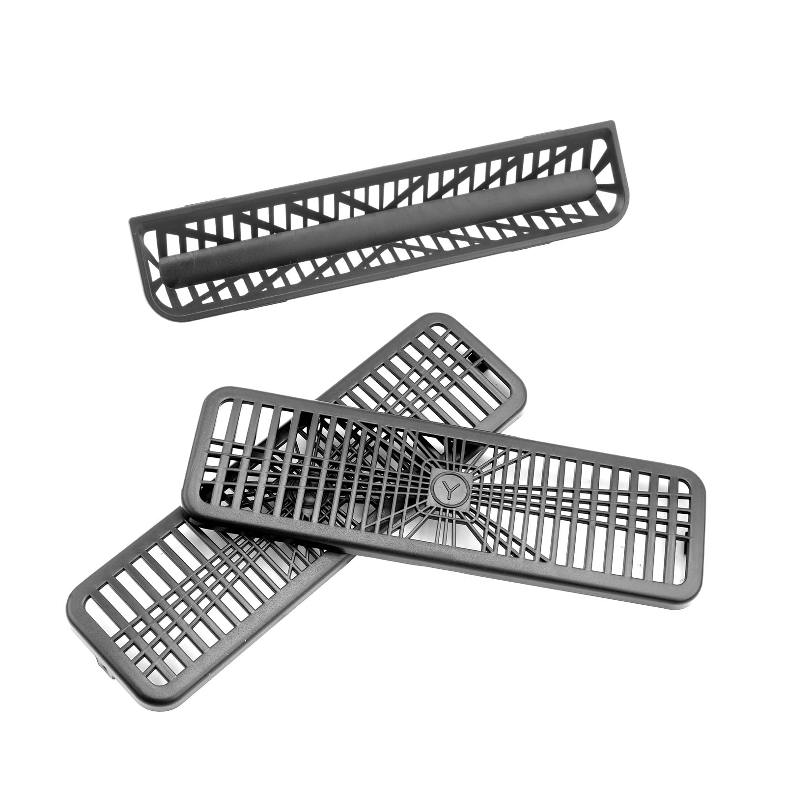Set di 3 griglie di ventilazione YEE PIN per Tesla Model Y Juniper 2025 2026, protezione per aria condizionata posteriore ed bocchette d'aria sotto il sedile, accessorio Model Y per evitare corpi