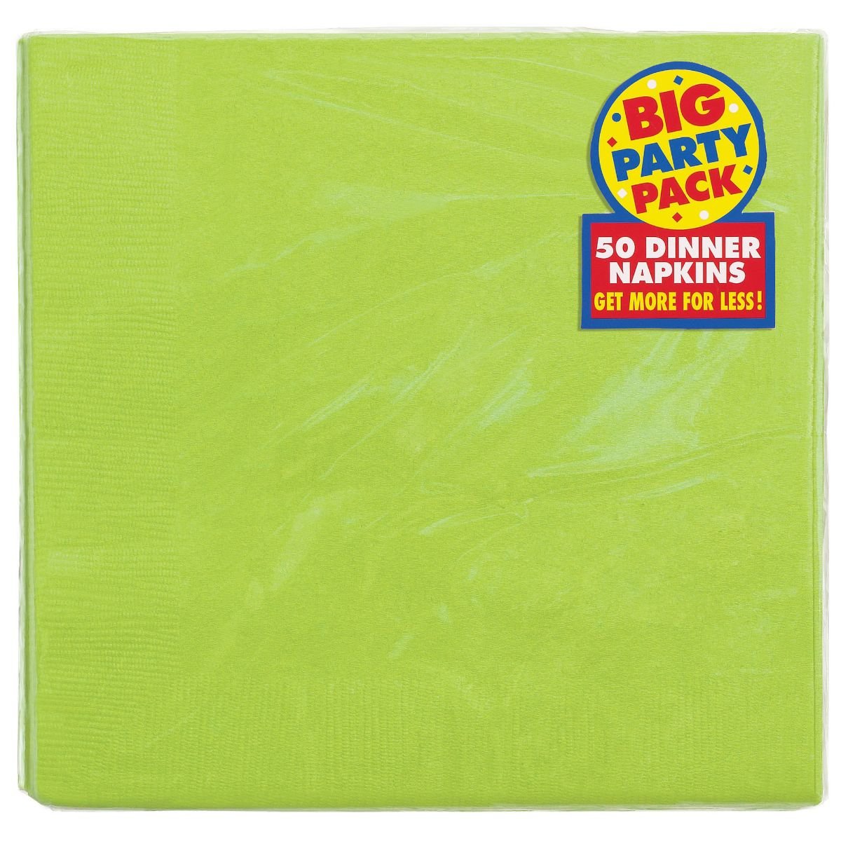 Amscan Green Kiwi Paper Dinner Napkins 40Cm 2Ply /50