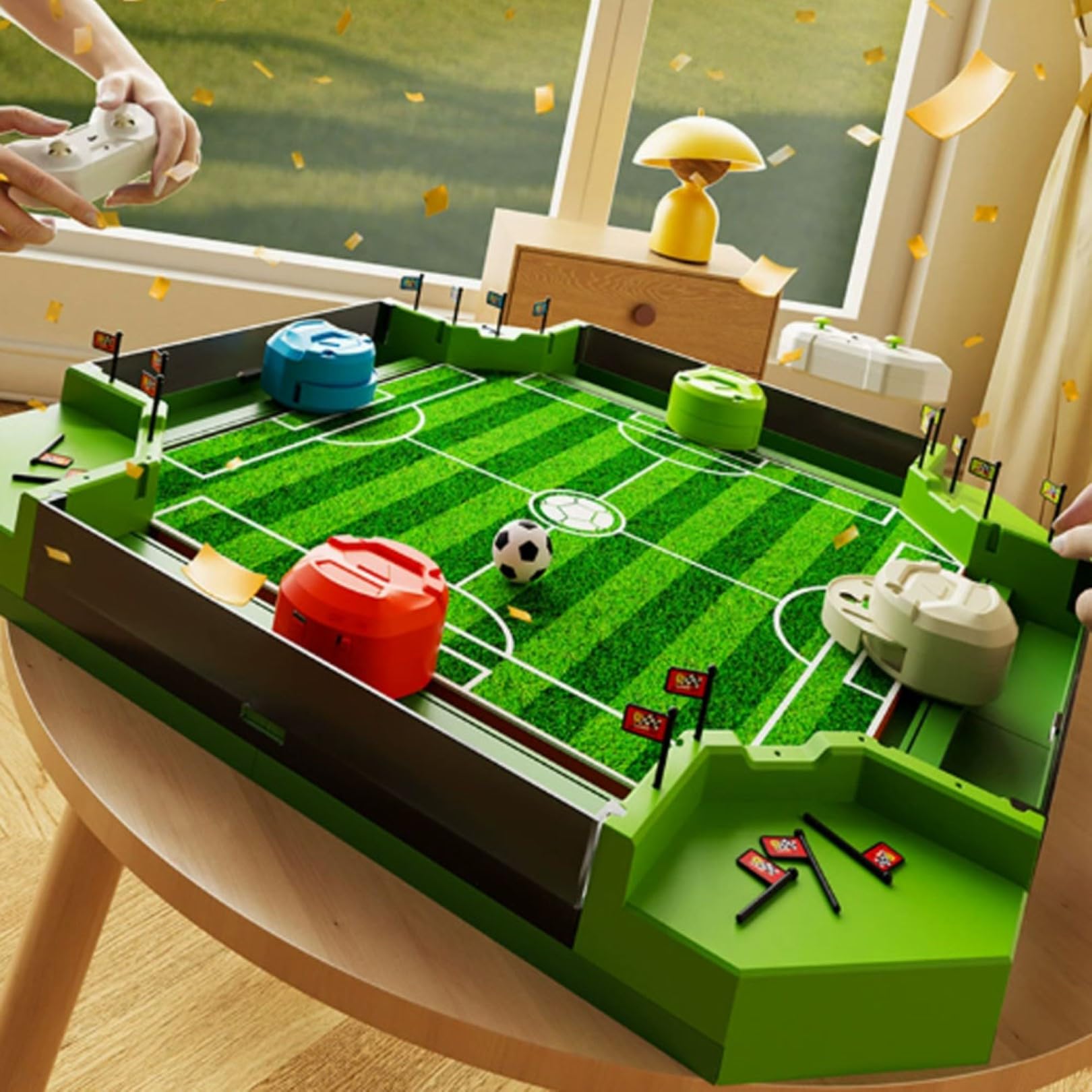 Mini Jeux de Football de Table sur Bureau, Jeu de Football Interactif, Machine À Pinball D'intérieur pour Noël Et Fête d'anniversaire en Famille