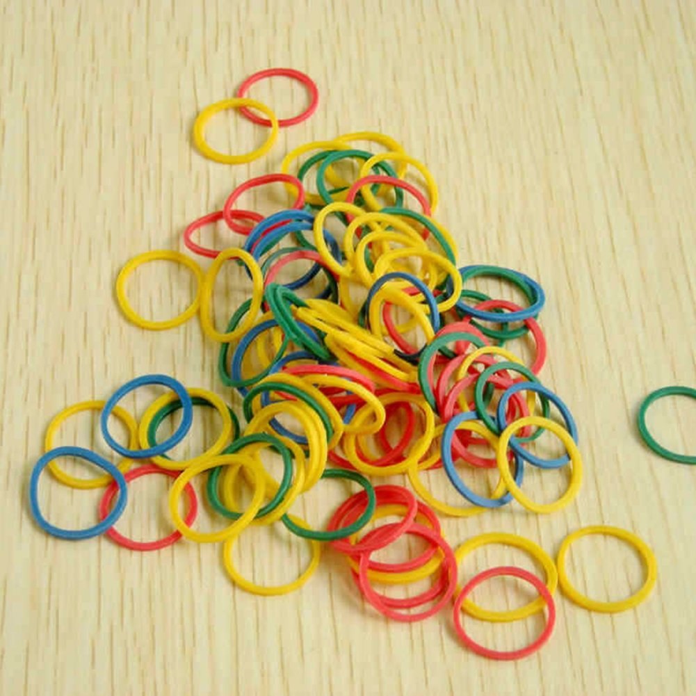 Elastici Colorati per Toelettatura Cane Confezione da 100