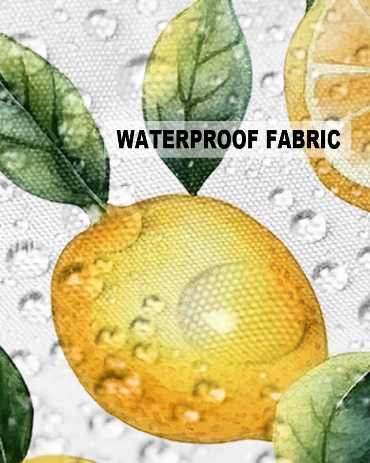 Pack of 2 Watercolor Lemon Outdoor Pillow Waterproof Covers 26x26 inch, Farmhouse Summer Fruit Polyester Throw Pillow Covers Garden Cushion Decorative Case for Patio Couch Decoration