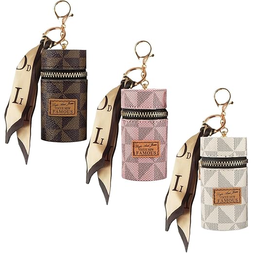 Lipstick Organizer - Mini Case with Keychain