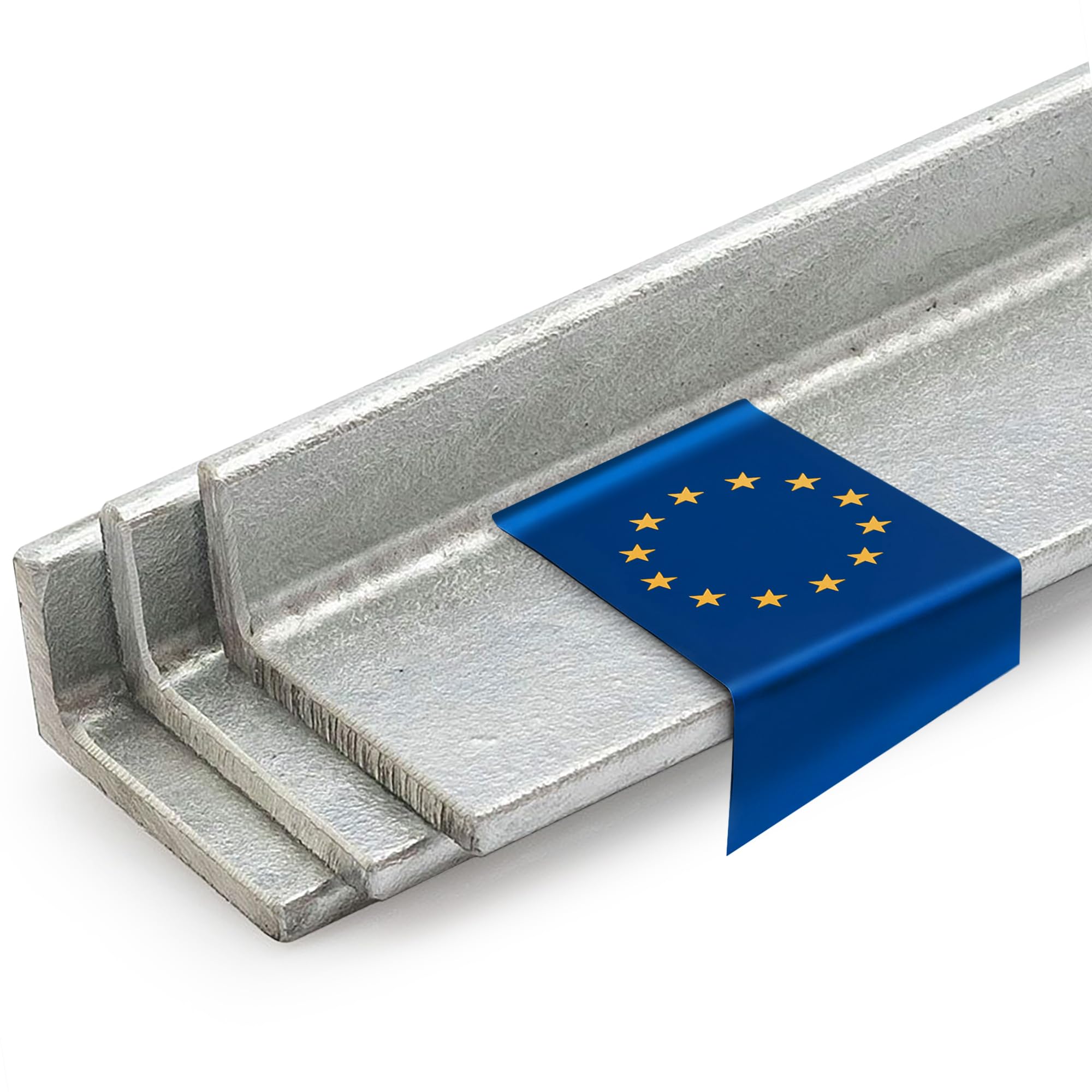 Stahl-Shop24 - Winkelstahl 40x40x4mm, 2000mm - feuerverzinktes L-Profil S235JR EN ISO 1461 - außen & innen verzinkt - Winkelprofil für Hallenbau, Montage, Maschinenbau, Unterkonstruktion, Metallbau