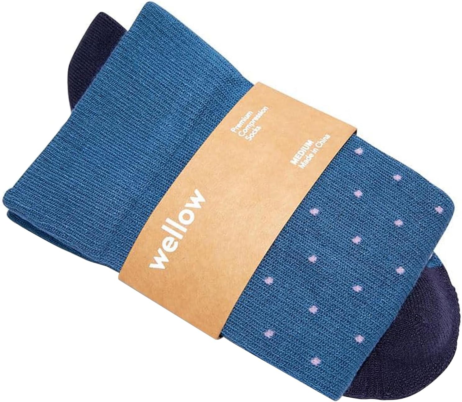Premium Socks (Compression Socks - Regular) for Men & Women, Made with Viscose from Bamboo, Knee High, 18-25 mmHg