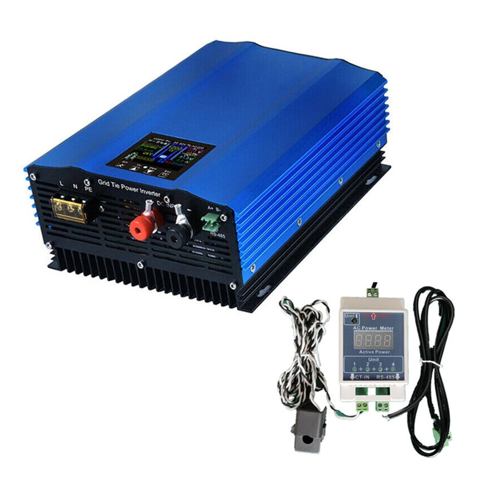 Convertidor Adaptador Inversor Descarga Batería Conexión A Red Solar 1200W 1000W 12 KW 1KW DC24V 26-45v 55-90V AC110V AC220V Limitador Potencia inversor