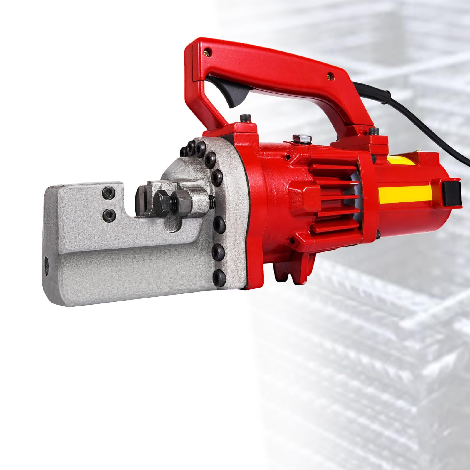 GYKOZY Electric Hydraulic Rebar Cutters Heavy Duty 1250W Fast 3-3.5s Cutting 4-20mm Rebar Concrete Construction Tool